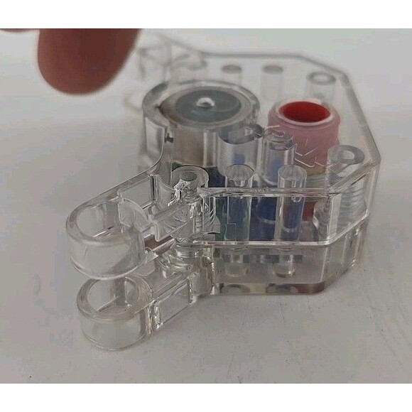 KNex Replacement Part Piece 1 Power Spring Pull Back Wind Up Motor Clear Plastic - Picture 4 of 10